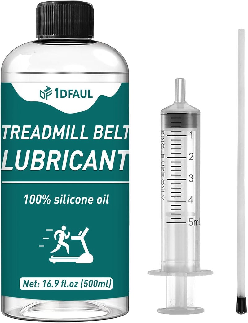 1DFAUL 500ml Treadmill Oil Belt Lubricant, Silicone Treadmill Lubricant for Belt High Temperature Resistance, Reduces Friction, Noise & Wear, Suitable for Various Treadmills Models - Image 1